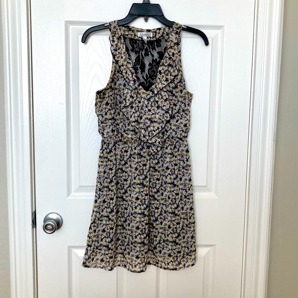 Flower and lace dress